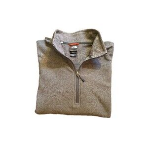 The North Face 1/4 Zip Jacket Men’s Large Gray Fleece Lined Pullover